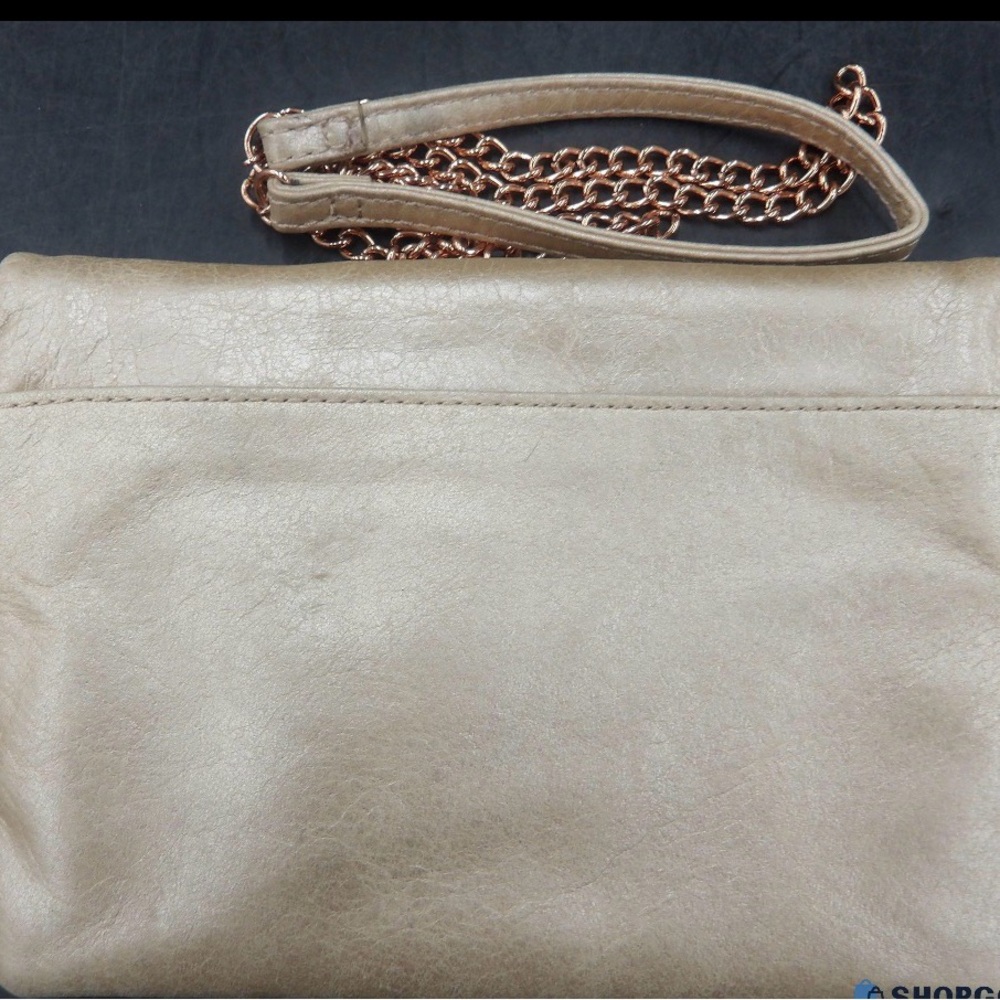 HOBO Crossbody with Rose Gold Metallic Chain Accent - Picture 2 of 8